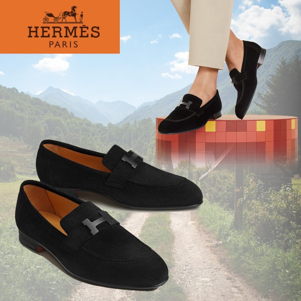 気品漂うエレガントスタイル HERMES Mocassins Paris ローファー 気品漂うエレガンス HERMES Mocassins Paris ローファー