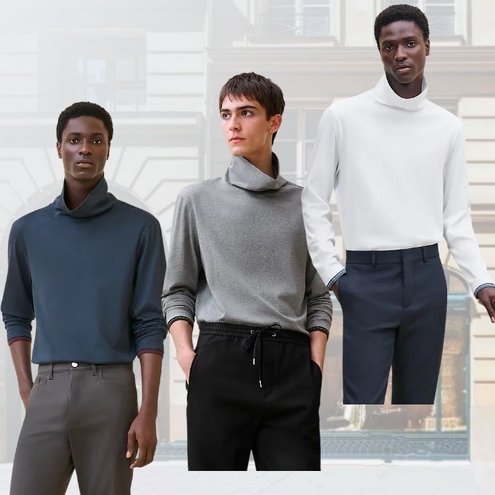 HERMES エルメス 「ピキュール・スリエ」ディテールTシャツ