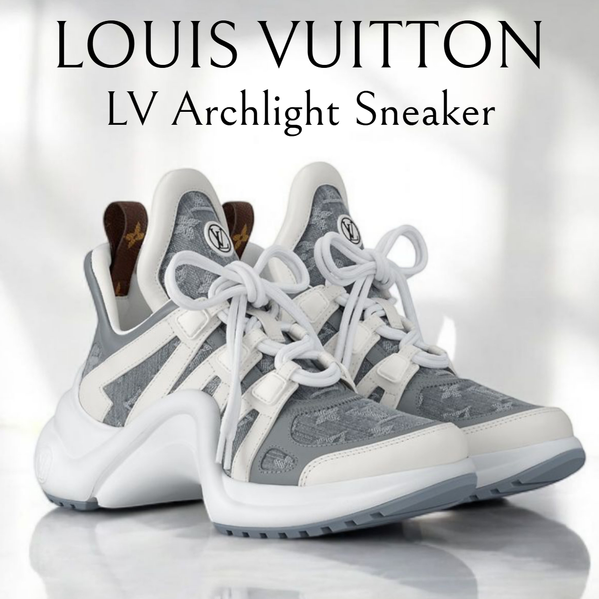 *Louis Vuitton*LV アーチライトスニーカー モノグラムデニム