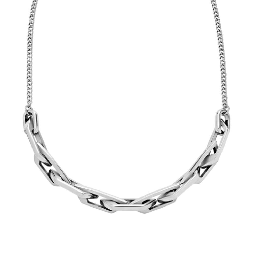 ☆DIESEL☆ D logo chain necklace DX1578040
