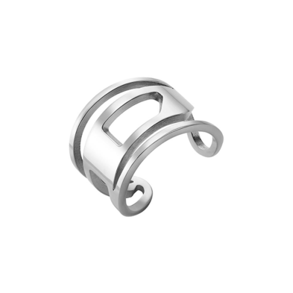 ☆DIESEL☆ Oval D Logo Ring DX1548040