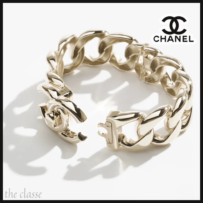 【コーデのポイントに♡】CHANEL チェーン バングル