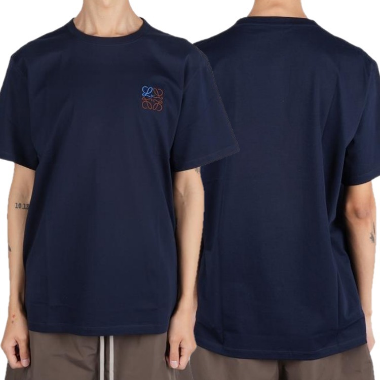 売れ筋がひ新作！ LOEWE☆アナグラム ステッチロゴ Tシャツ MENS トップス