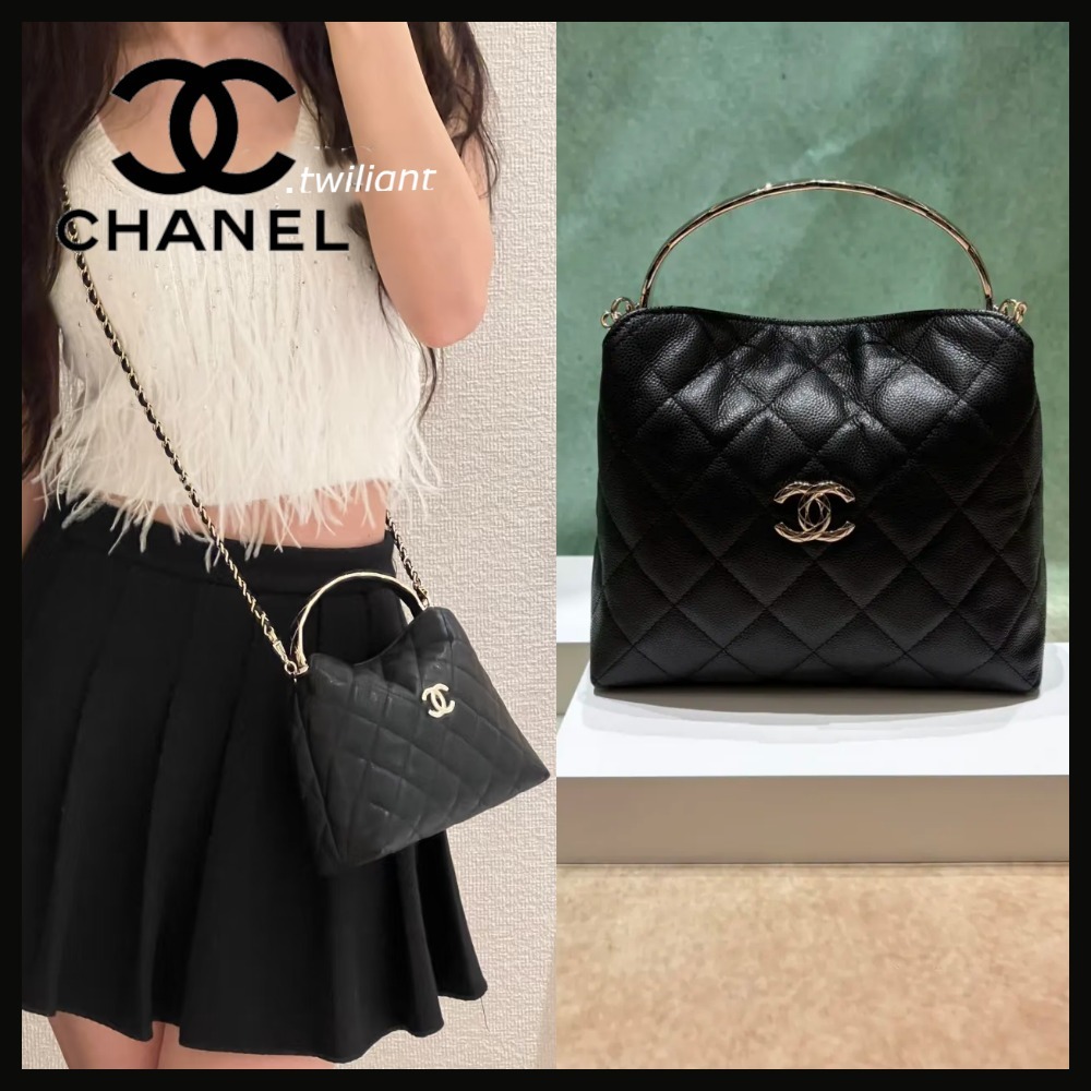 【フォルムが可愛い♡】CHANEL ハンドバッグ