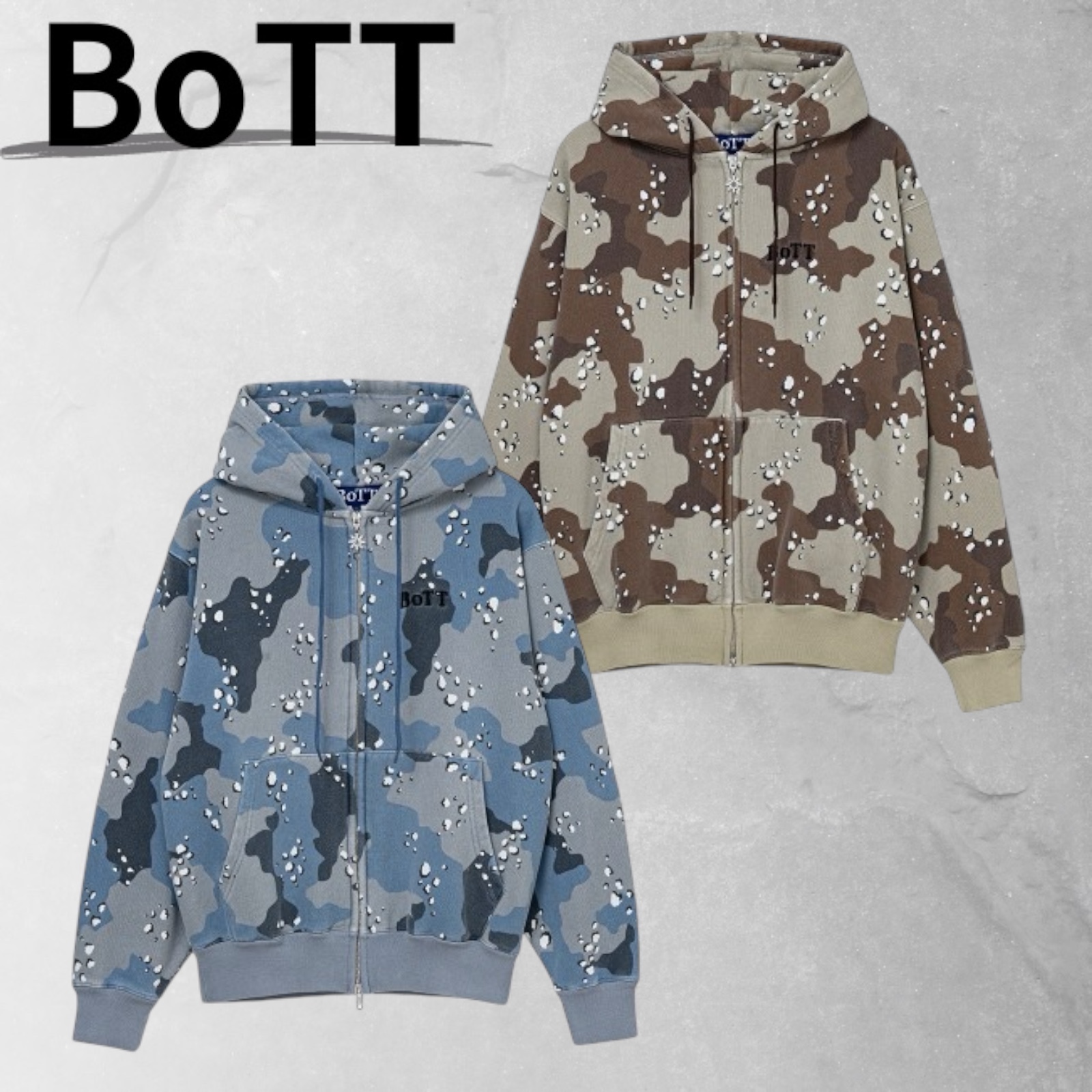 BOTT ボット♡ Desert Camo Zip Hoodie