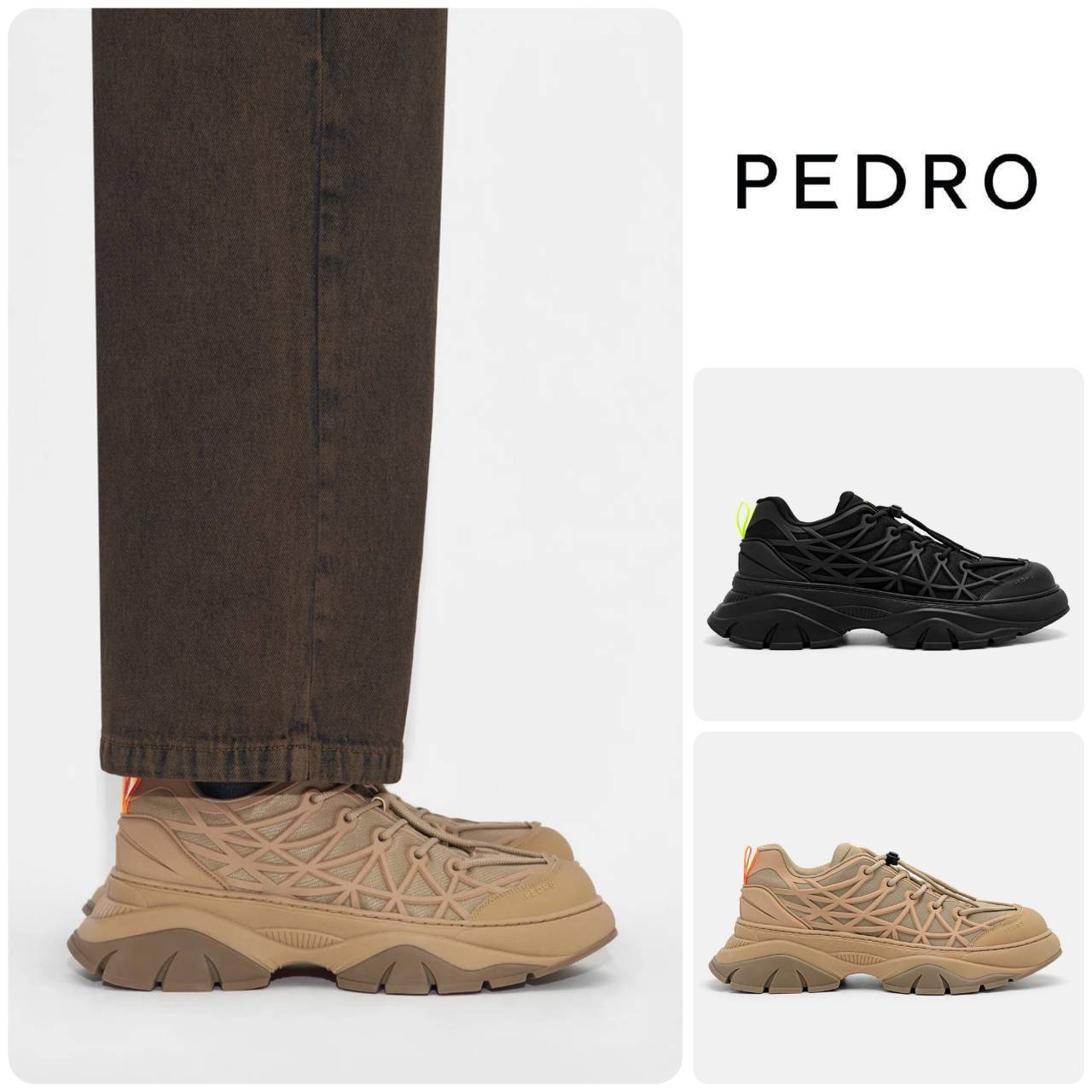 PEDRO★Hybrix Mesh SneakersHybrix メッシュスニーカー/送料込
