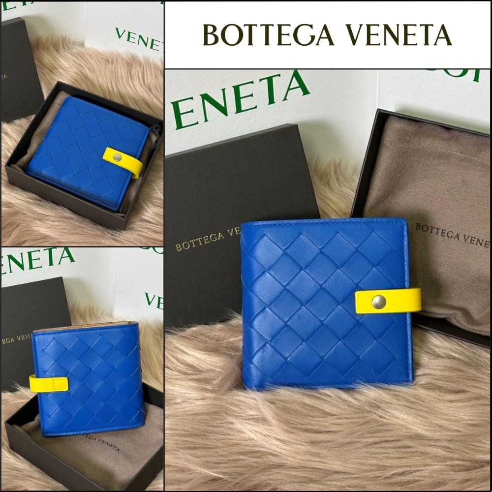 【BOTTEGA VENETA】イントレチャート レザー ツートーン 財布