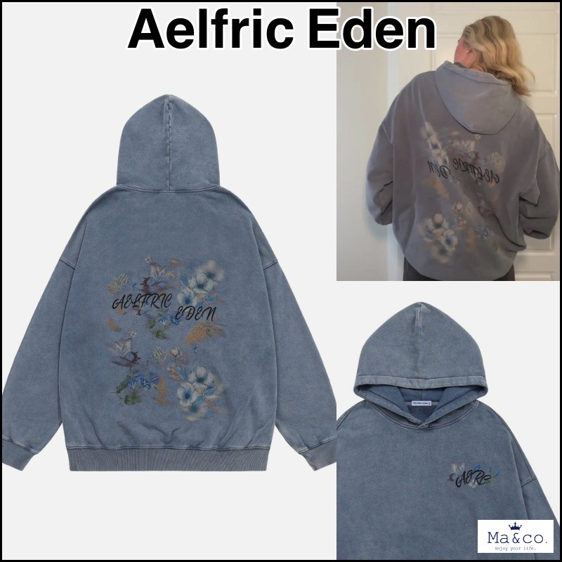 人気シリーズ*Aelfric Eden◇フラワーウォッシュド パーカー
