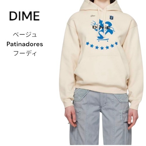DIME ベージュ Patinadores フーディ