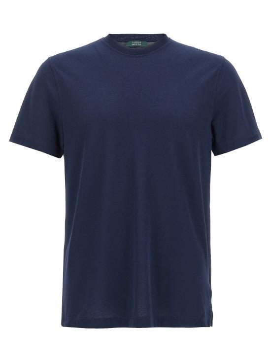 Tシャツ・カットソー ZANONE Men T Shirts 815194ZG380Z0178 Blue