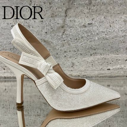 ホワイト（白）系 Dior(ディオール) パンプス(レディース