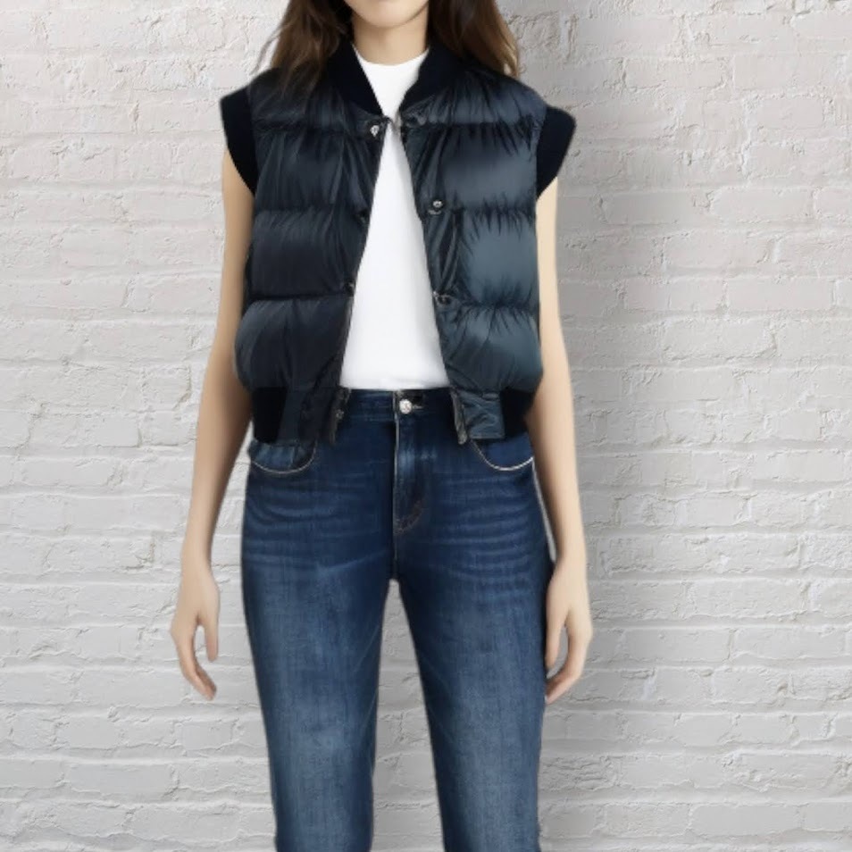 ASOFT (MAX MARA THE CUBE ) 撥水 クロップド ジレ