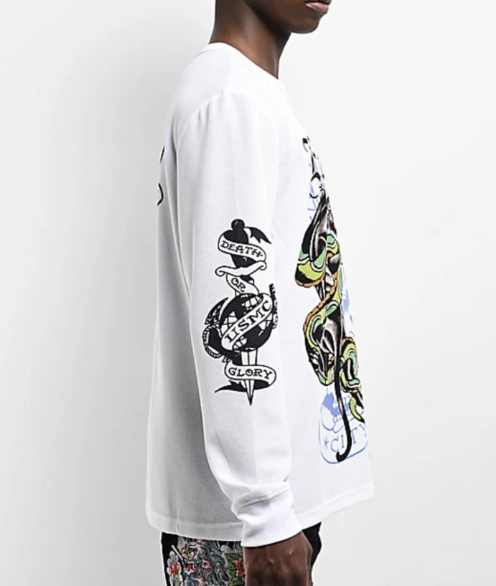 ★送料・関税込み★【Ed Hardy】 サーマル ロンT ☆送料・関税込み☆【Ed Hardy】サーマル ロングスリーブTシャツ
