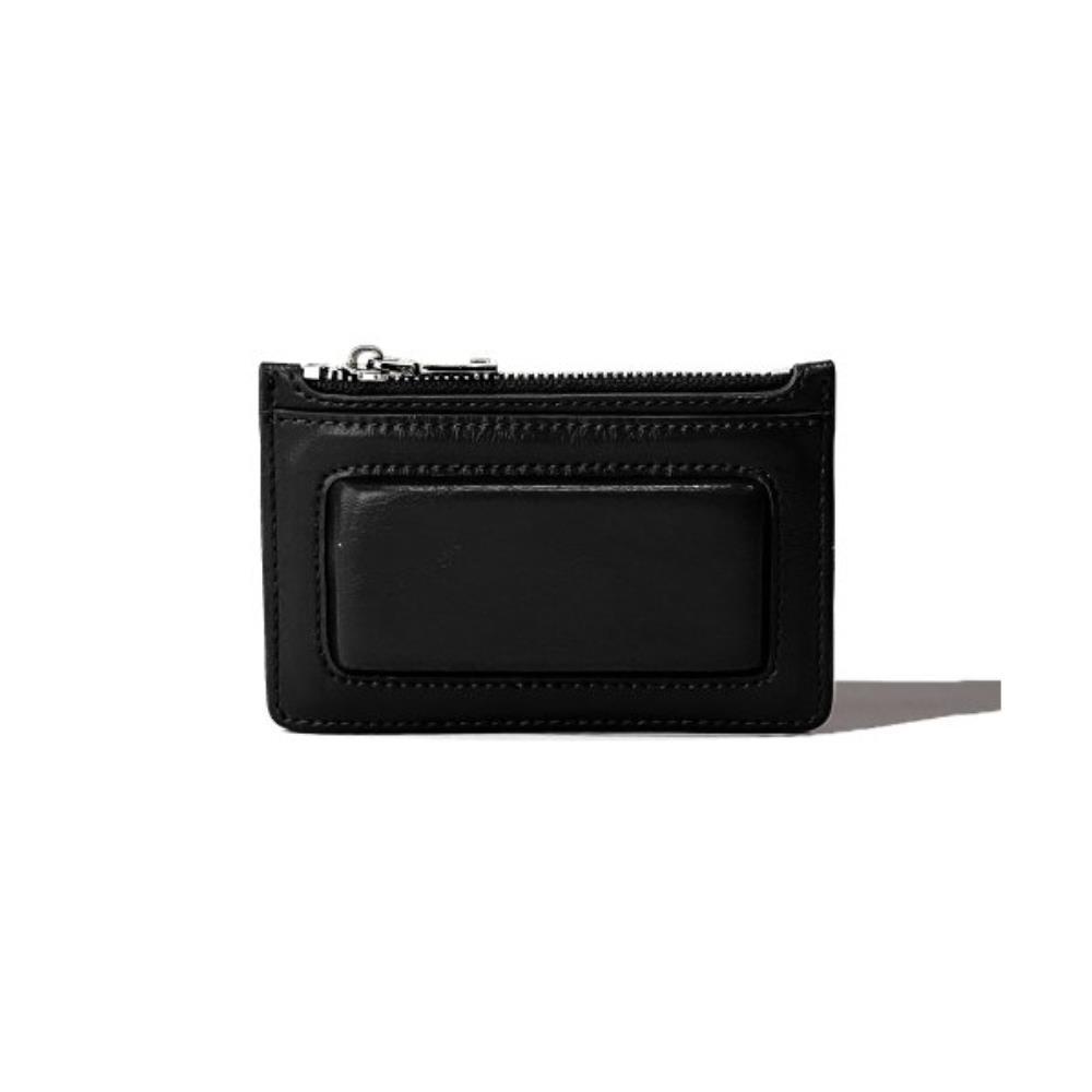 ☆LEMASQUE☆ Palette Zipper Coin Business Card Holder Black