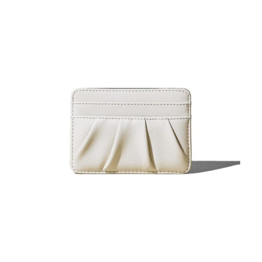 ☆LEMASQUE☆ Dow Flat Business Card Holder Wallet Cream Whit