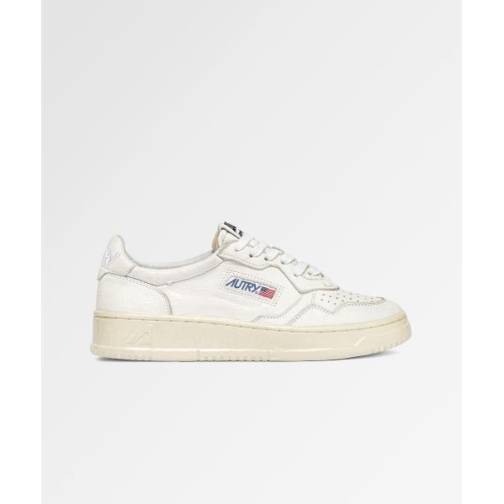 ☆AUTRY☆ Medalist Vintage Goatskin Sneakers White AVLWGR06