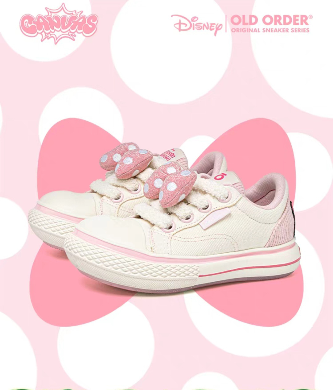 OLD ORDER*DISNEY CANVAS おしゃれでかわいい スニーカー正規品