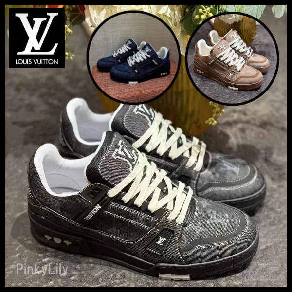 Louis Vuitton☆LV トレイナー デニムスニーカー モノグラム