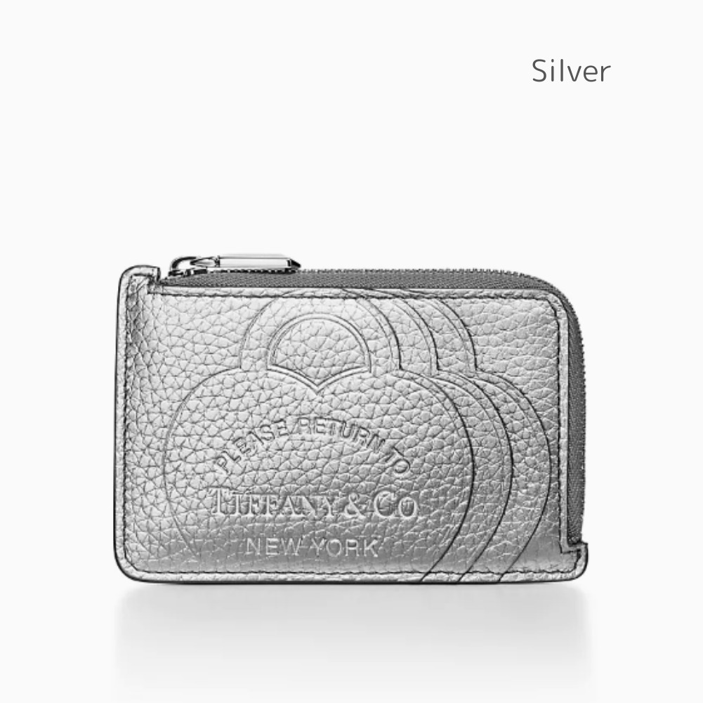 【TIFFANY &Co.】コインケース Tiffany & Co. - ティファニー レザー コインポーチ ケース