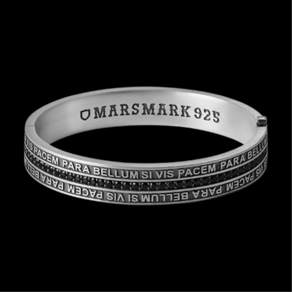 ☆MARS MARK☆ Mars Slogan Bangle Bracelet M51
