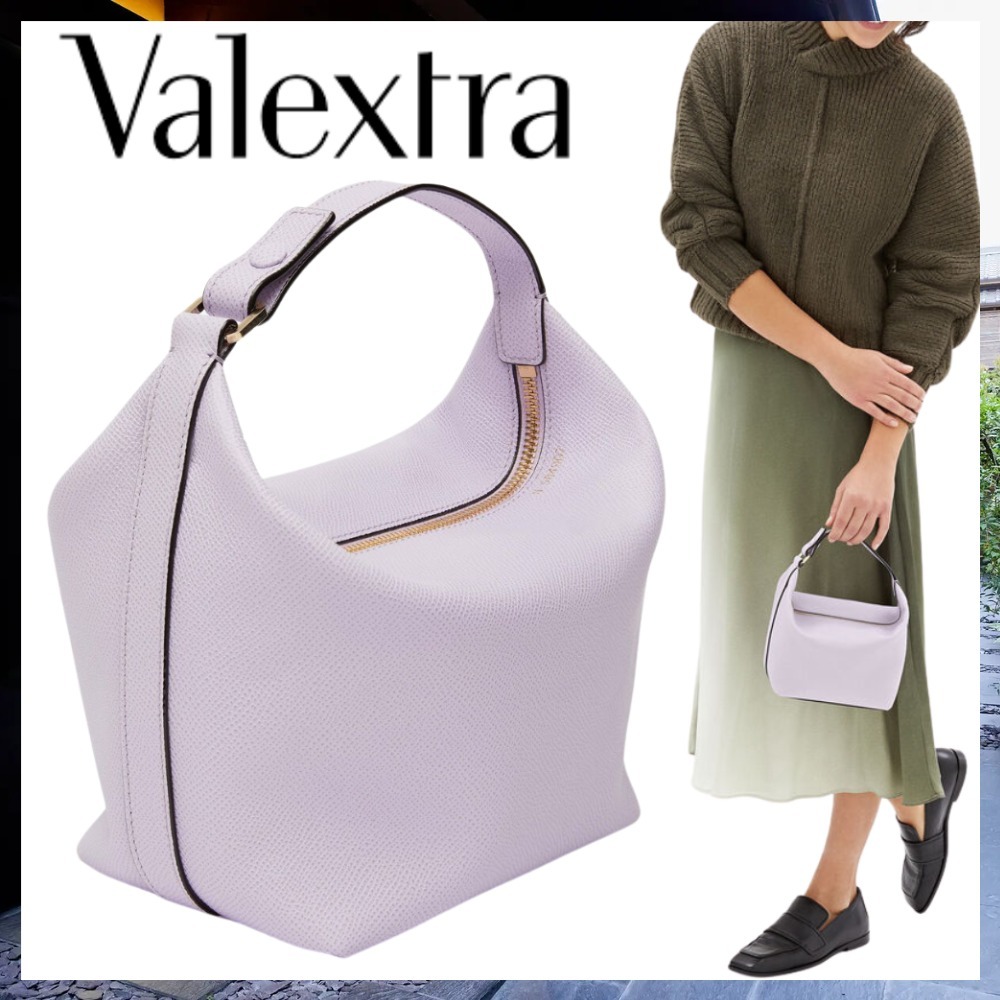 【人気の定番!シンプルで可愛い】Valextra モチミニハンドバッグ