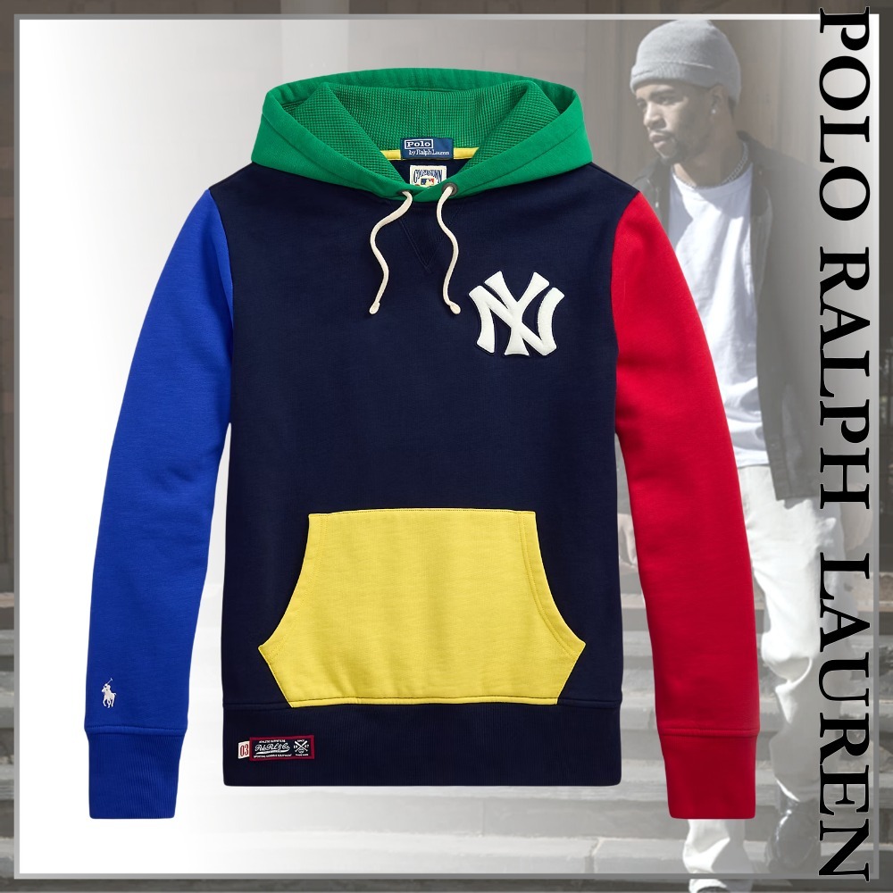 遊び心溢れる Polo Ralph Lauren ヤンキース フリース パーカー