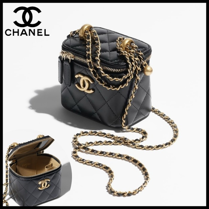 【洗練されたデザイン】CHANEL 上品 スモール ヴァニティケース