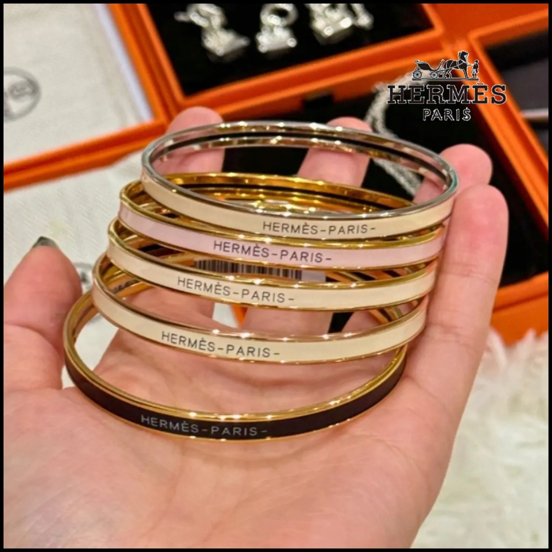 【重ねつけにも】◆HERMES◆ユニブレスレット