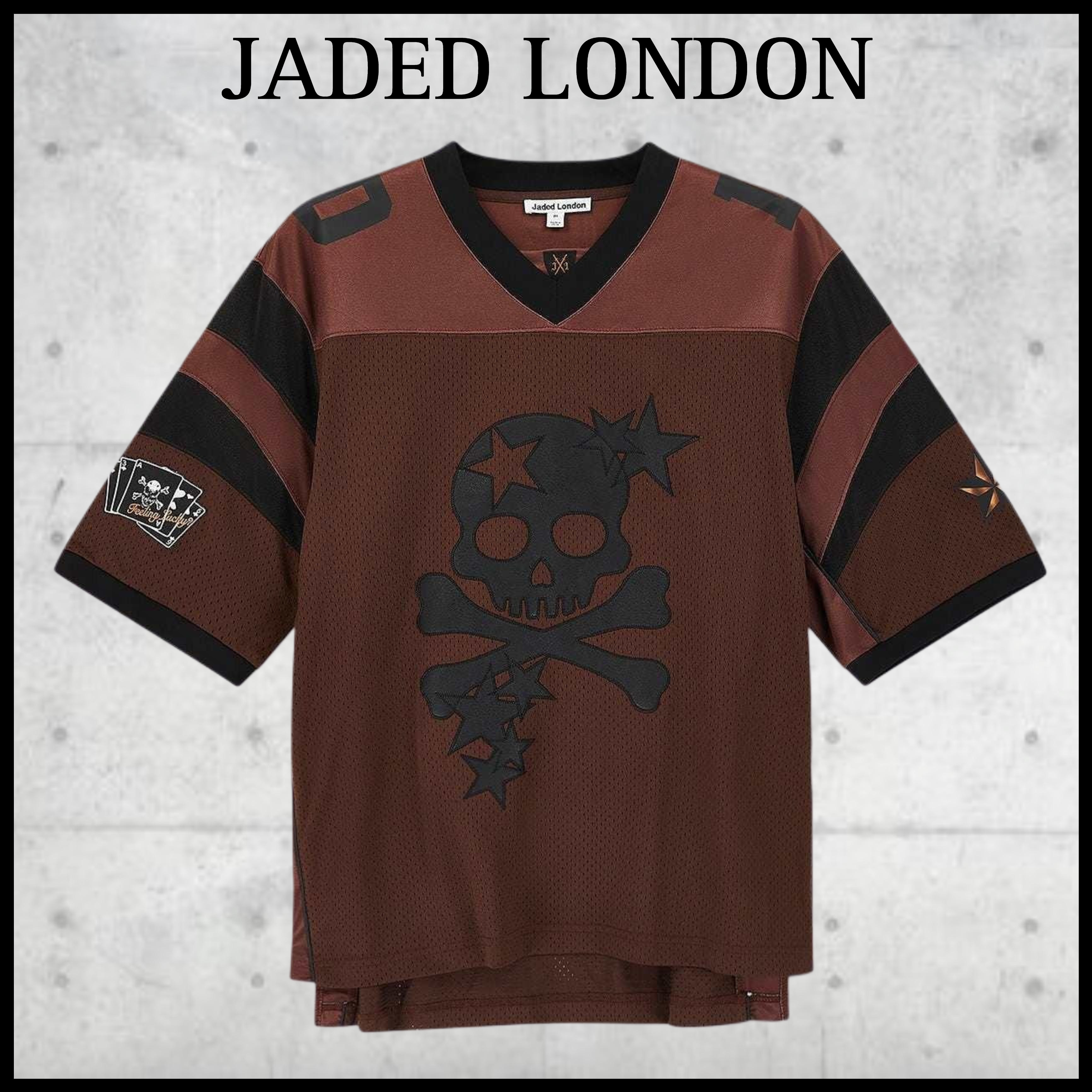 【JADED LONDON】 送料関税込み Deadstar Football Tシャツ