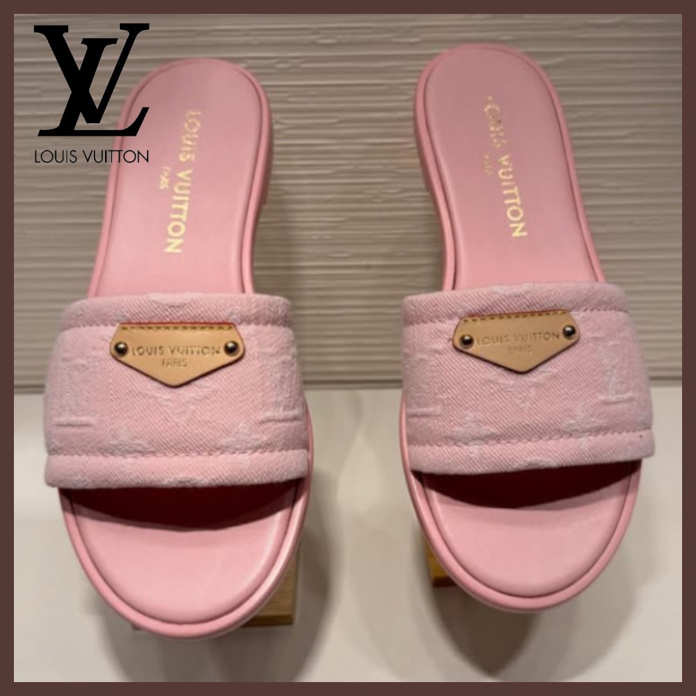 【エレガントな甘さ♪】Louis Vuitton ミュール
