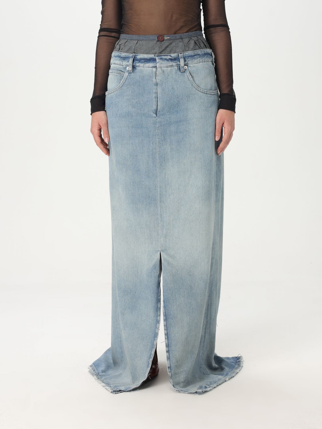 スカート MAISON MARGIELA Woman Skirt Blue S51MI0006S30383 961