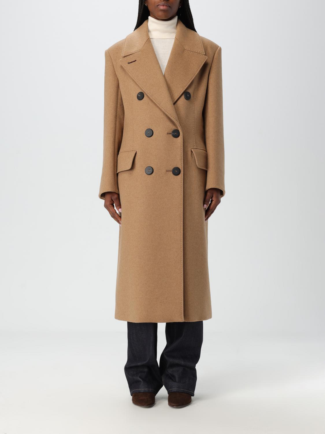 コート MAX MARA Woman Coat Camel 2421016015600 002