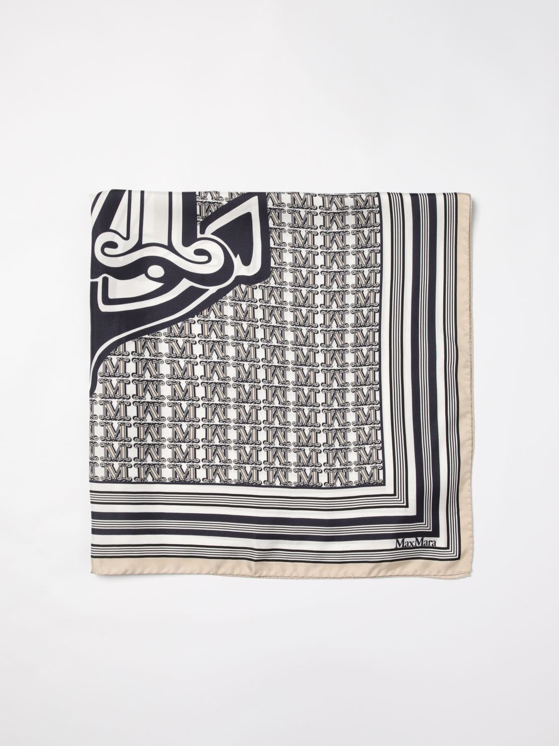 スカーフ MAX MARA Woman Neck scarf Blue 2514541111600 003