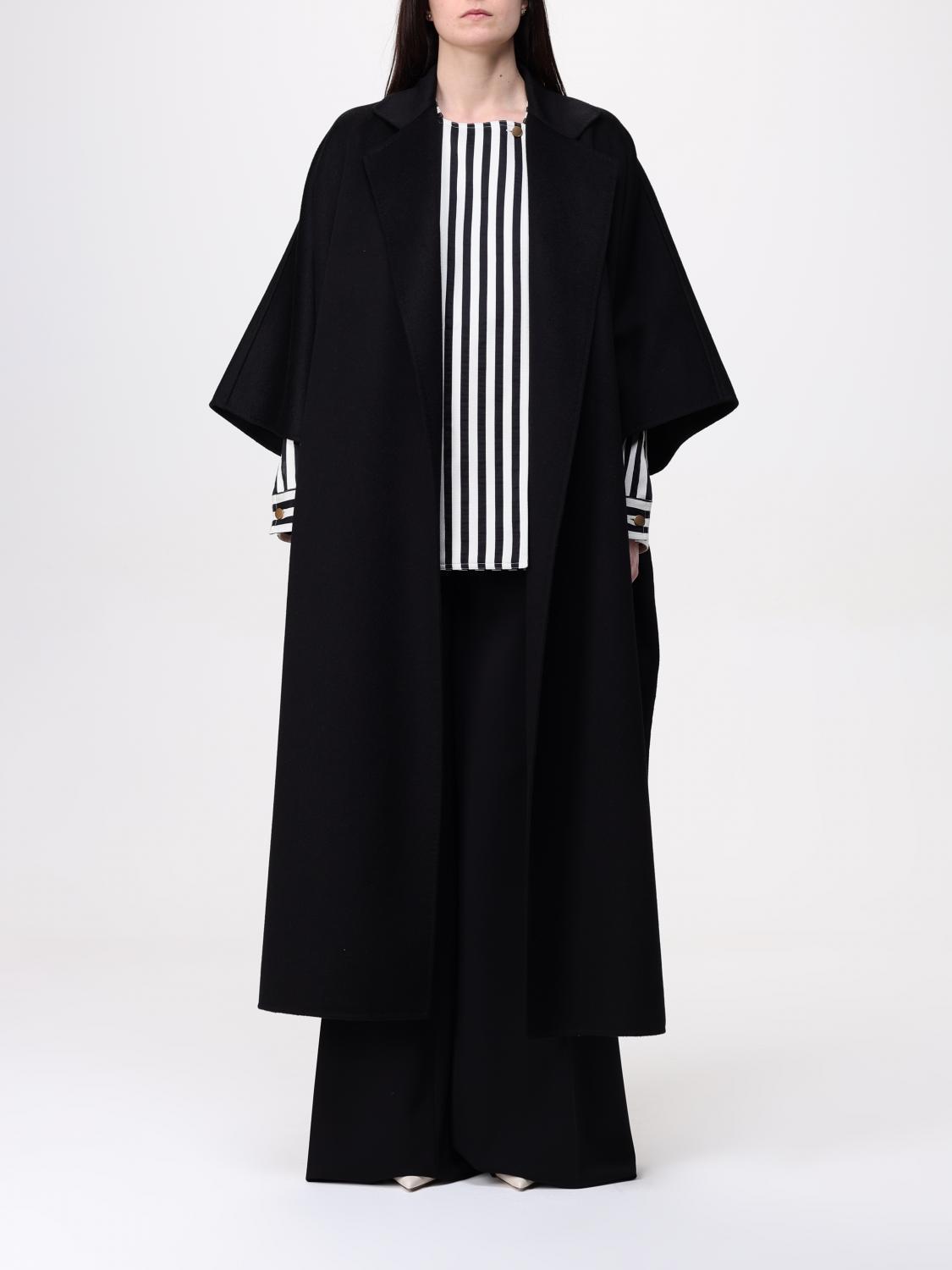 コート MAX MARA Woman Coat Black 2511011051600 006