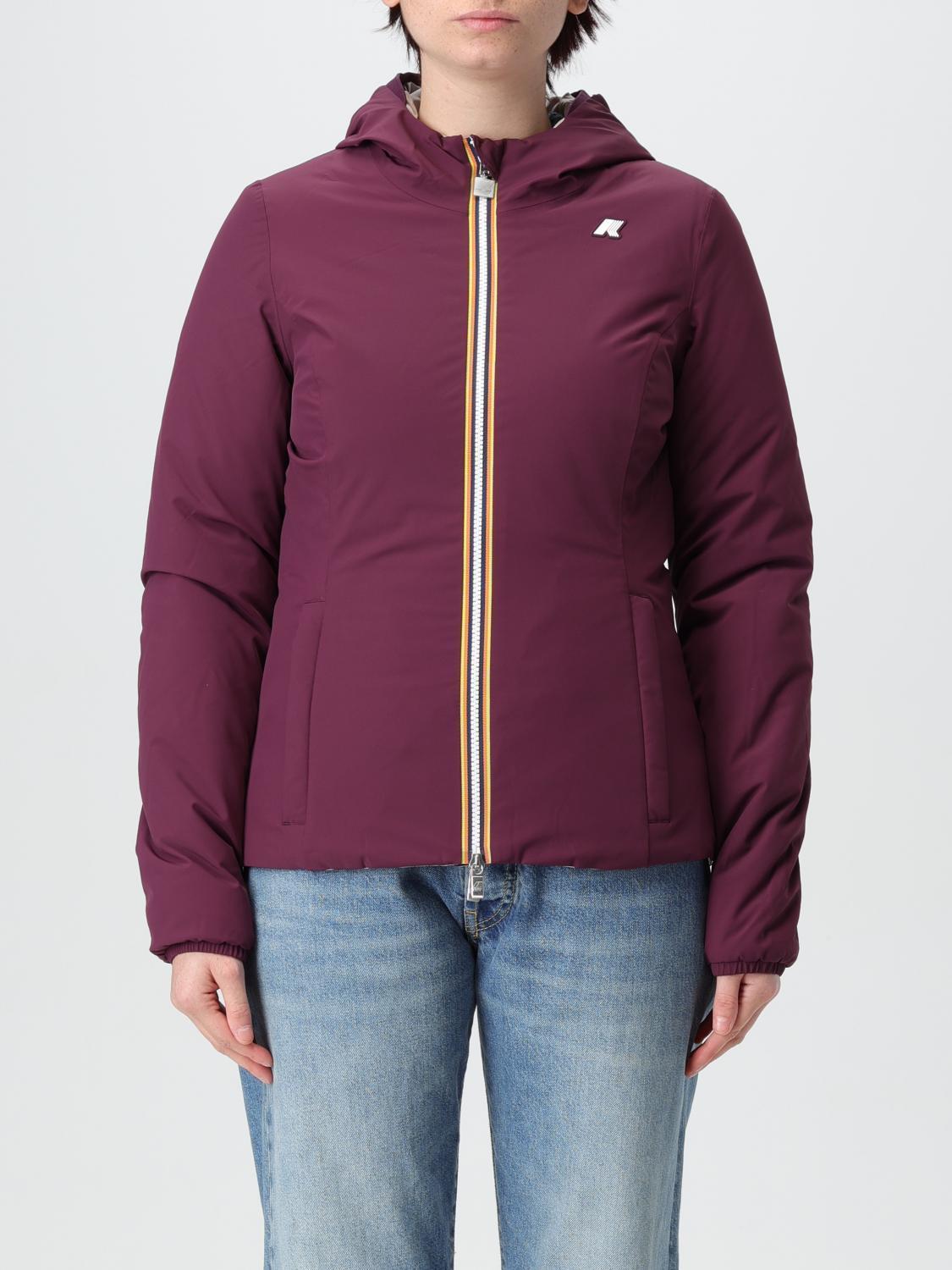 ジャケット K-WAY Woman Jacket Plum K6128TW AU8