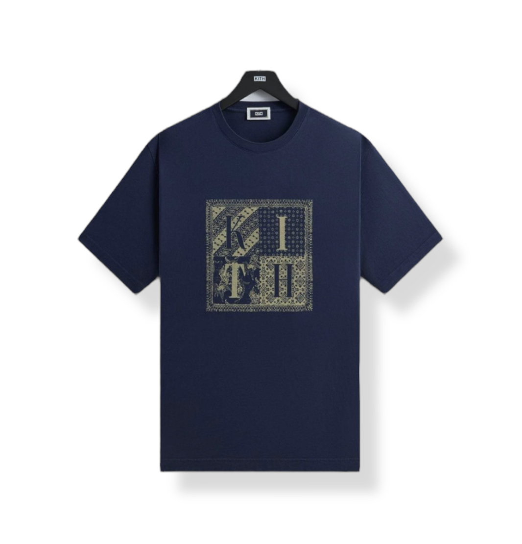 ☆ KITH Batik Block print vintage tee グラフィックTシャツ ☆