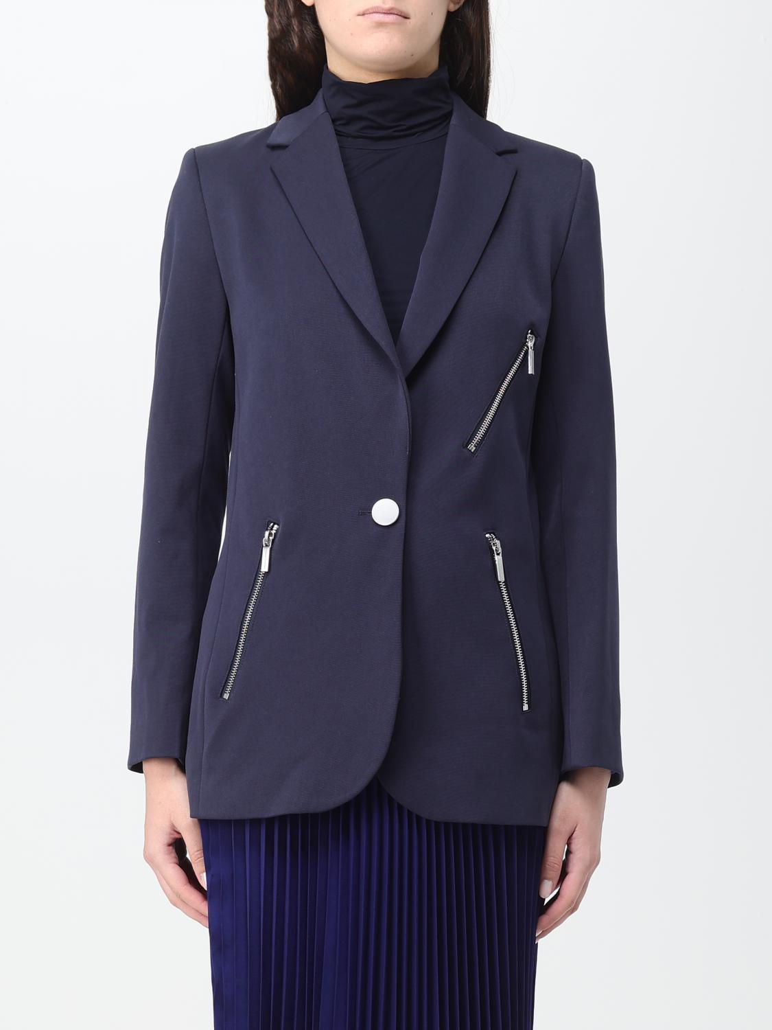 アウターその他 ARMANI EXCHANGE Woman Blazer Blue 6RYG26YN5LZ 15CO