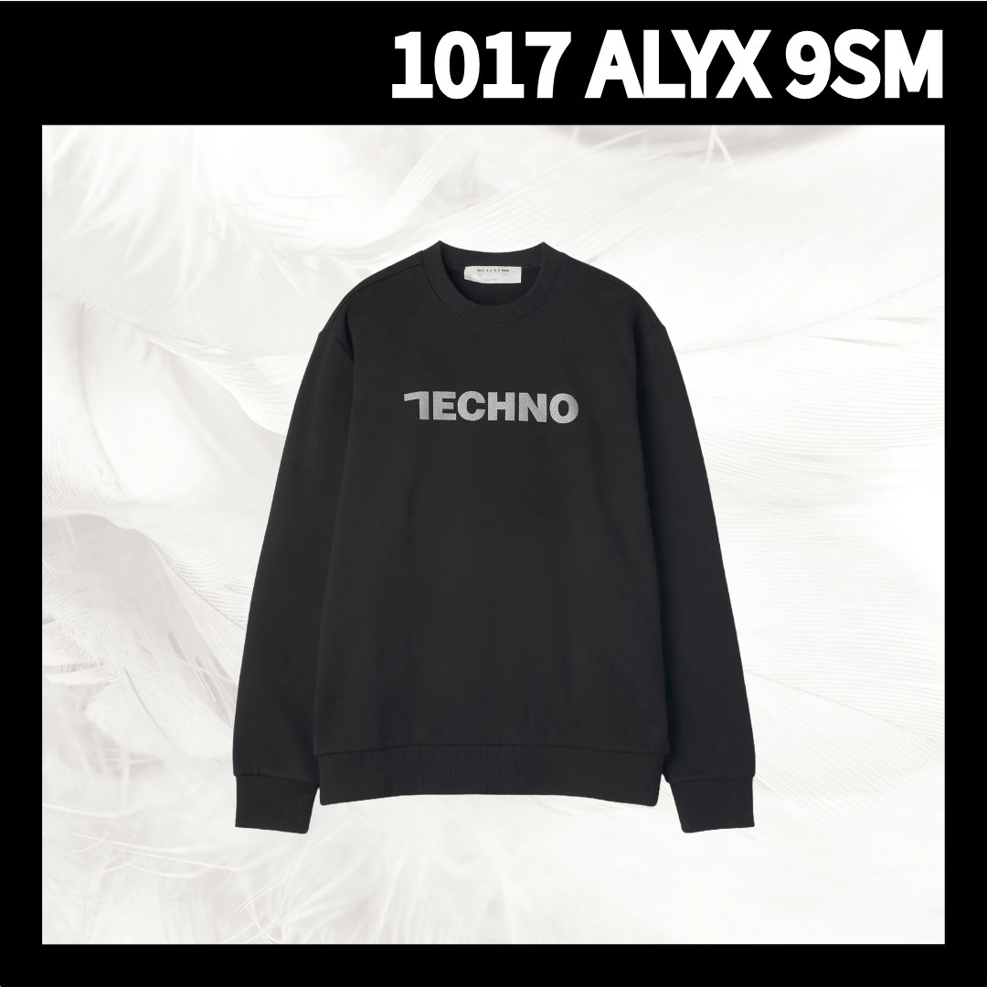 【1017 ALYX 9SM】techno sweatshirt/追跡可能/全国送料無料