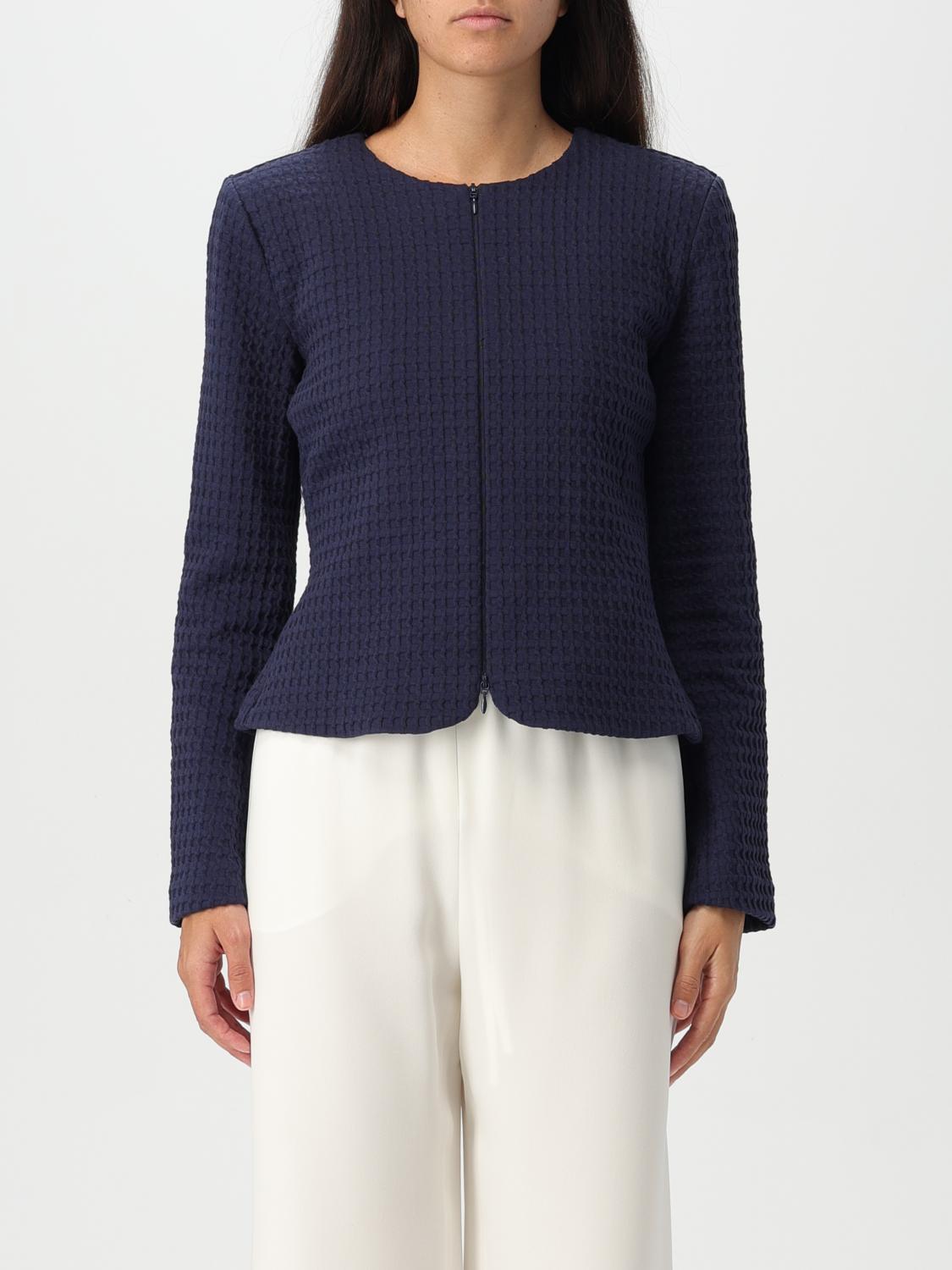 ジャケット EMPORIO ARMANI Woman Jacket Blue 6D2G7F2JYEZ 0917