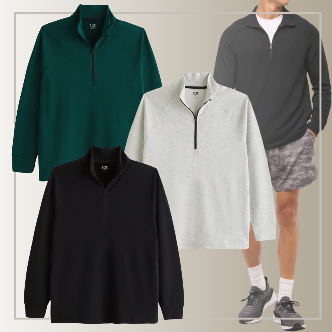 【大人気】Abercrombie & Fitch アクティブ ハーフジップ