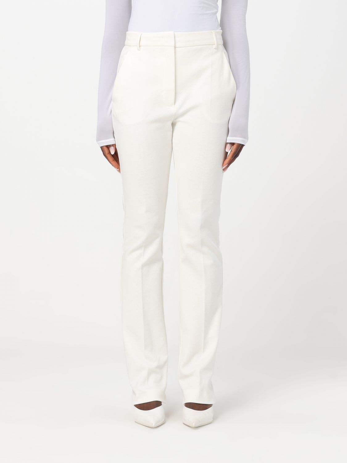 パンツ SPORTMAX Woman Pants White 2412781031600 001