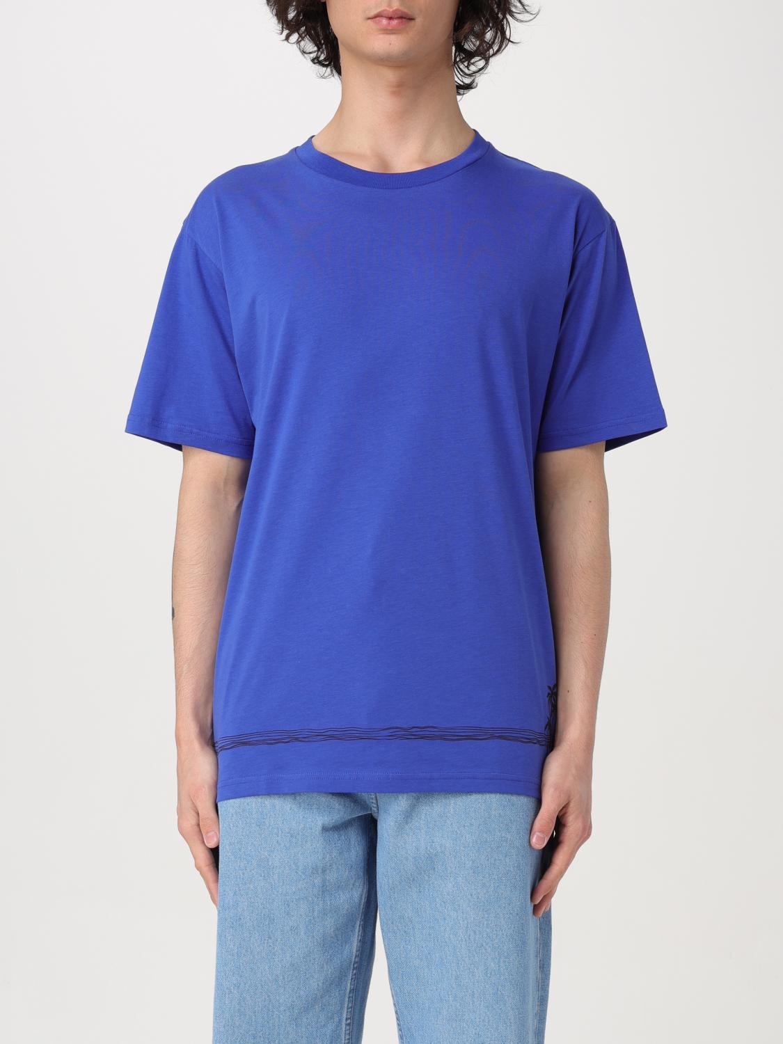 Tシャツ・カットソー PEUTEREY Men T-shirt Blue PEU520599011969 255