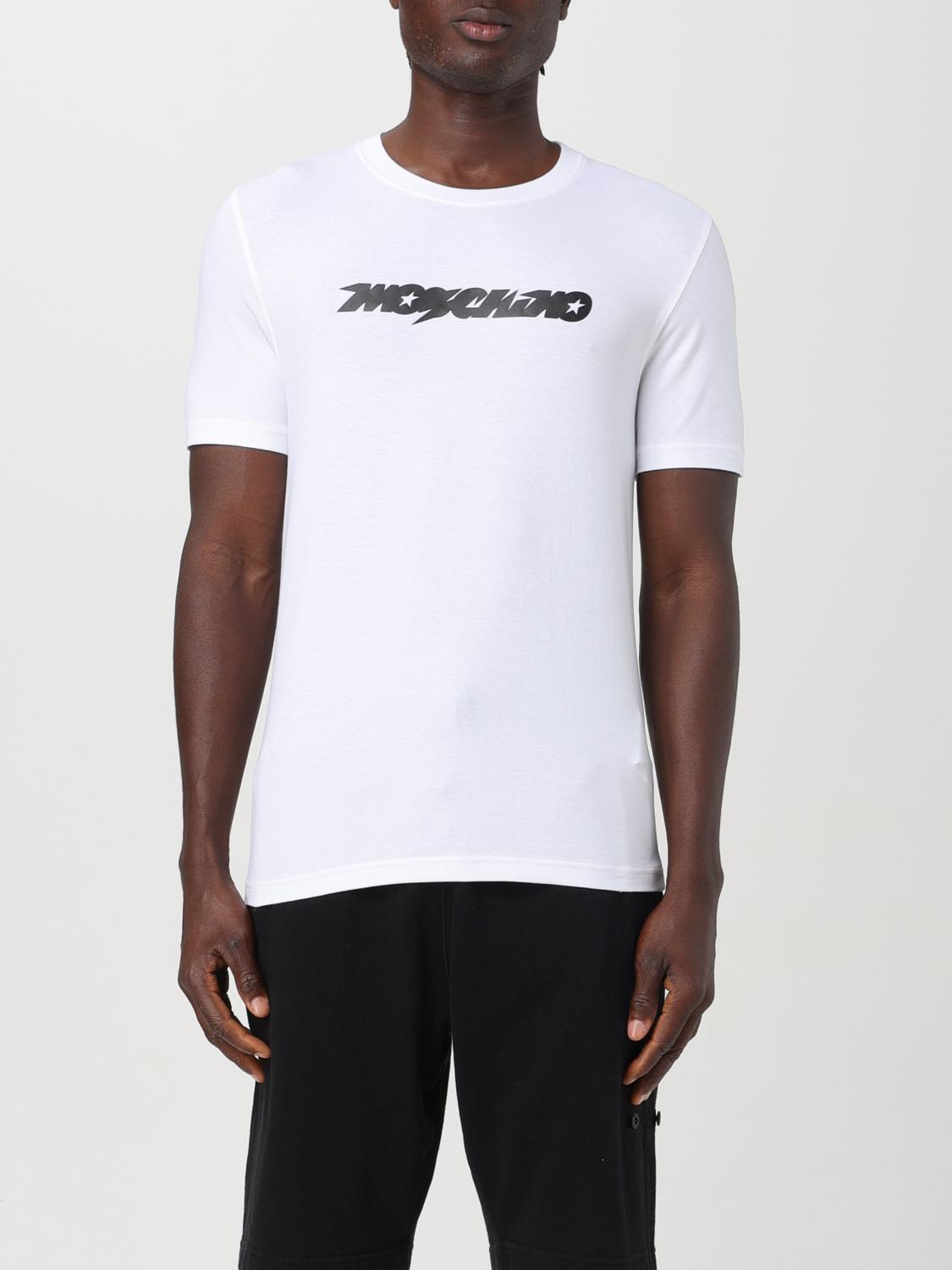Tシャツ・カットソー MOSCHINO COUTURE Men T-shirt White 07182039 1001