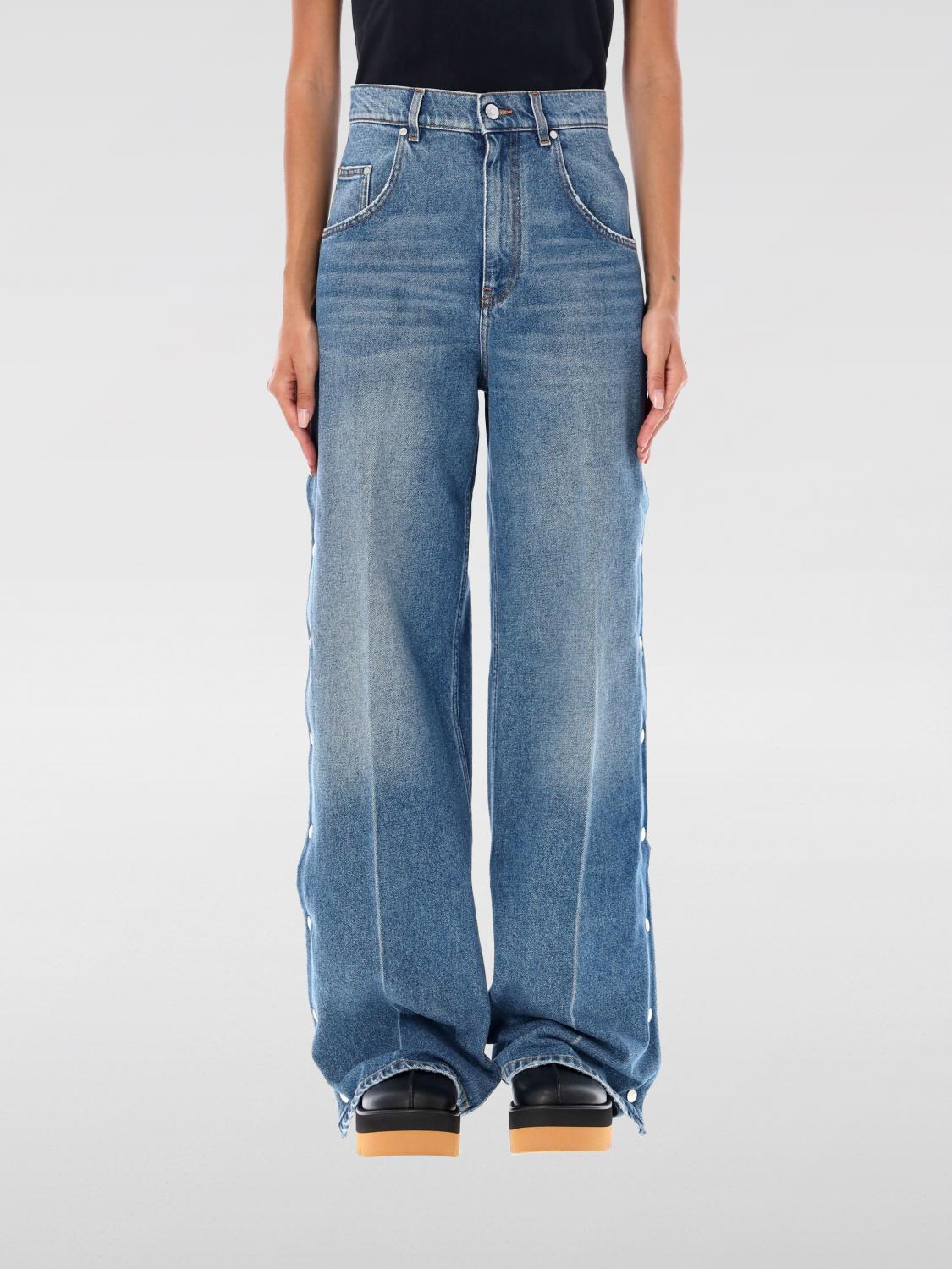 デニム・ジーパン STELLA MCCARTNEY Woman Jeans Blue 6D03373SQH00 4233
