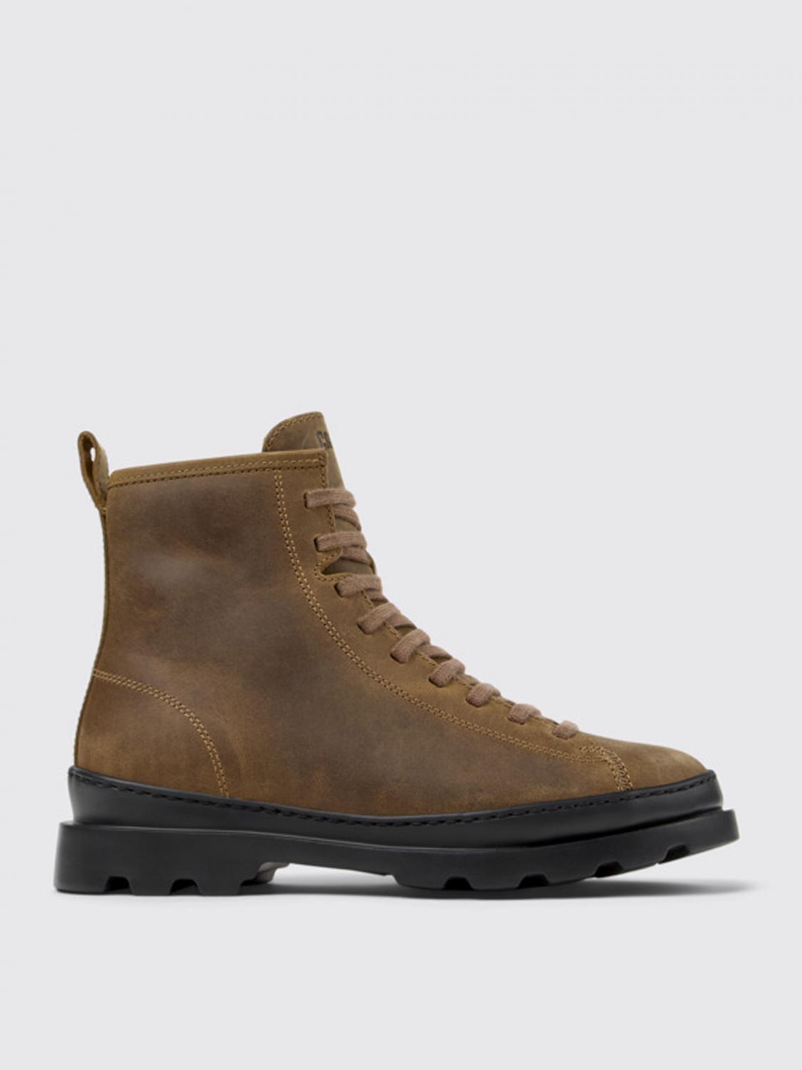 ショートブーツ・ブーティ CAMPER Woman Flat ankle boots Brown K400325-051 BRUTUS 0