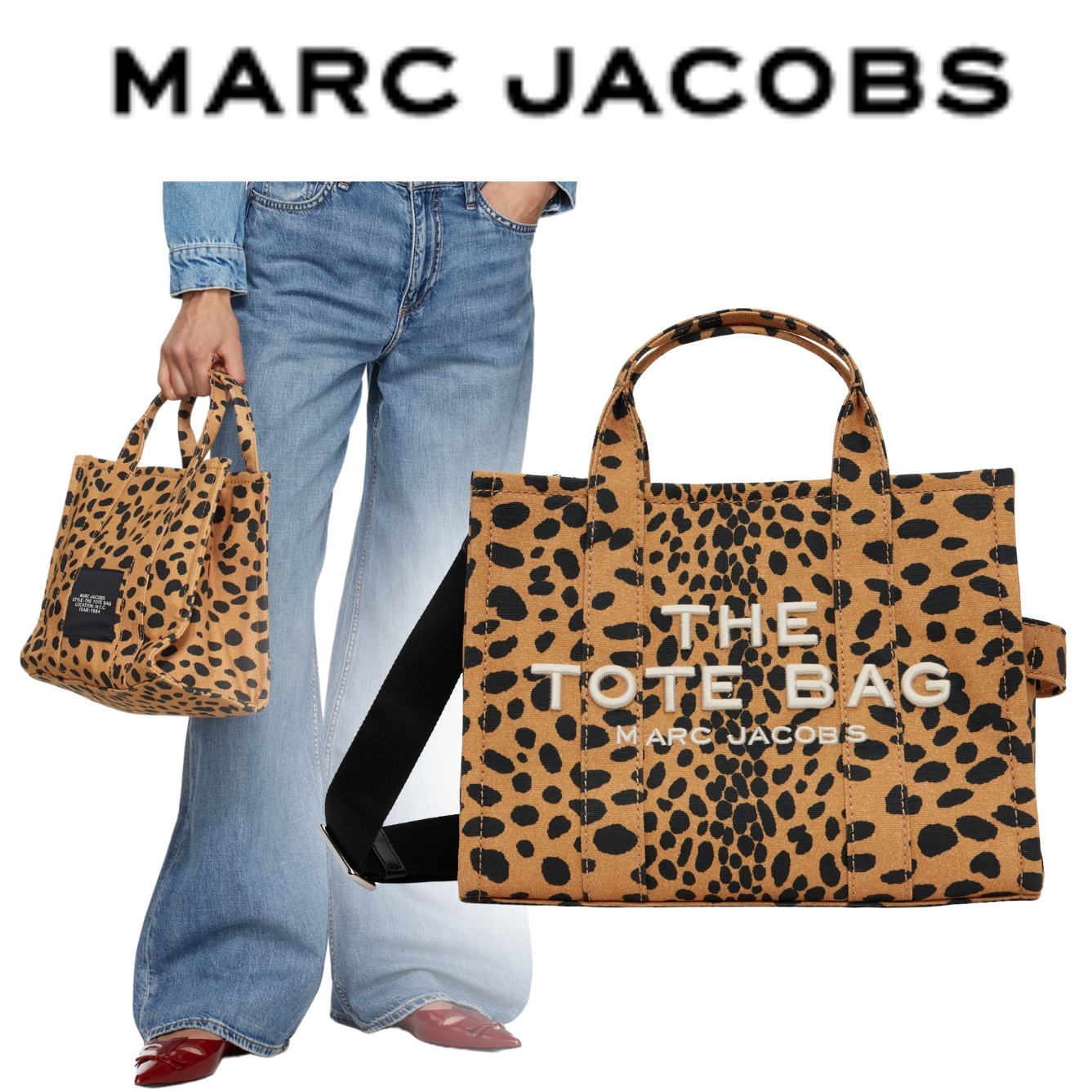 Marc Jacobs】人気！ハンドバッグ トートバッグ チーター柄