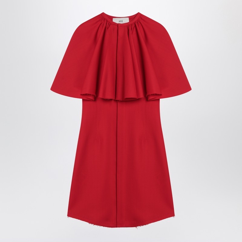 ワンピースその他 Ami Paris Mini red wool dress