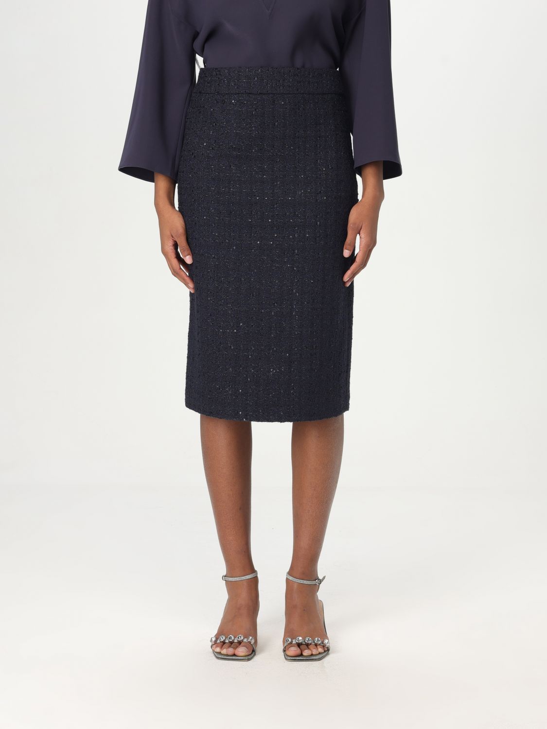 スカート EMPORIO ARMANI Woman Skirt Blue EW001453AF12520 UB115