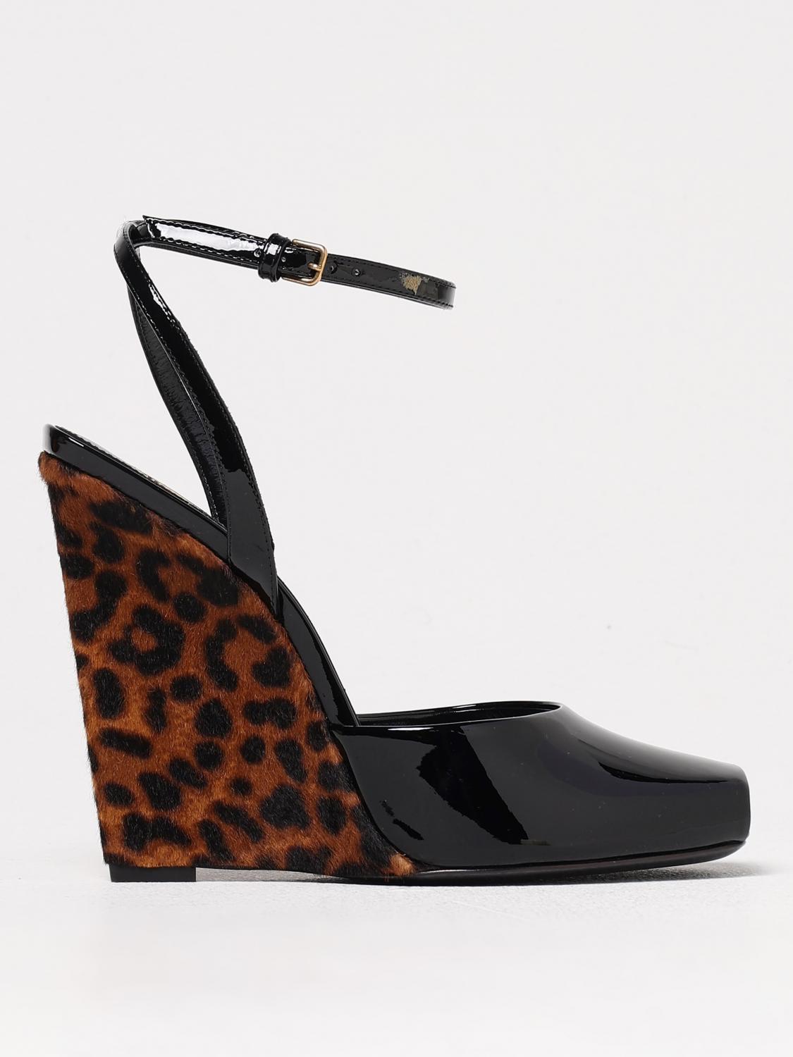 シューズ・サンダルその他 SAINT LAURENT Woman Heeled sandals Black 8076421TV00 1000