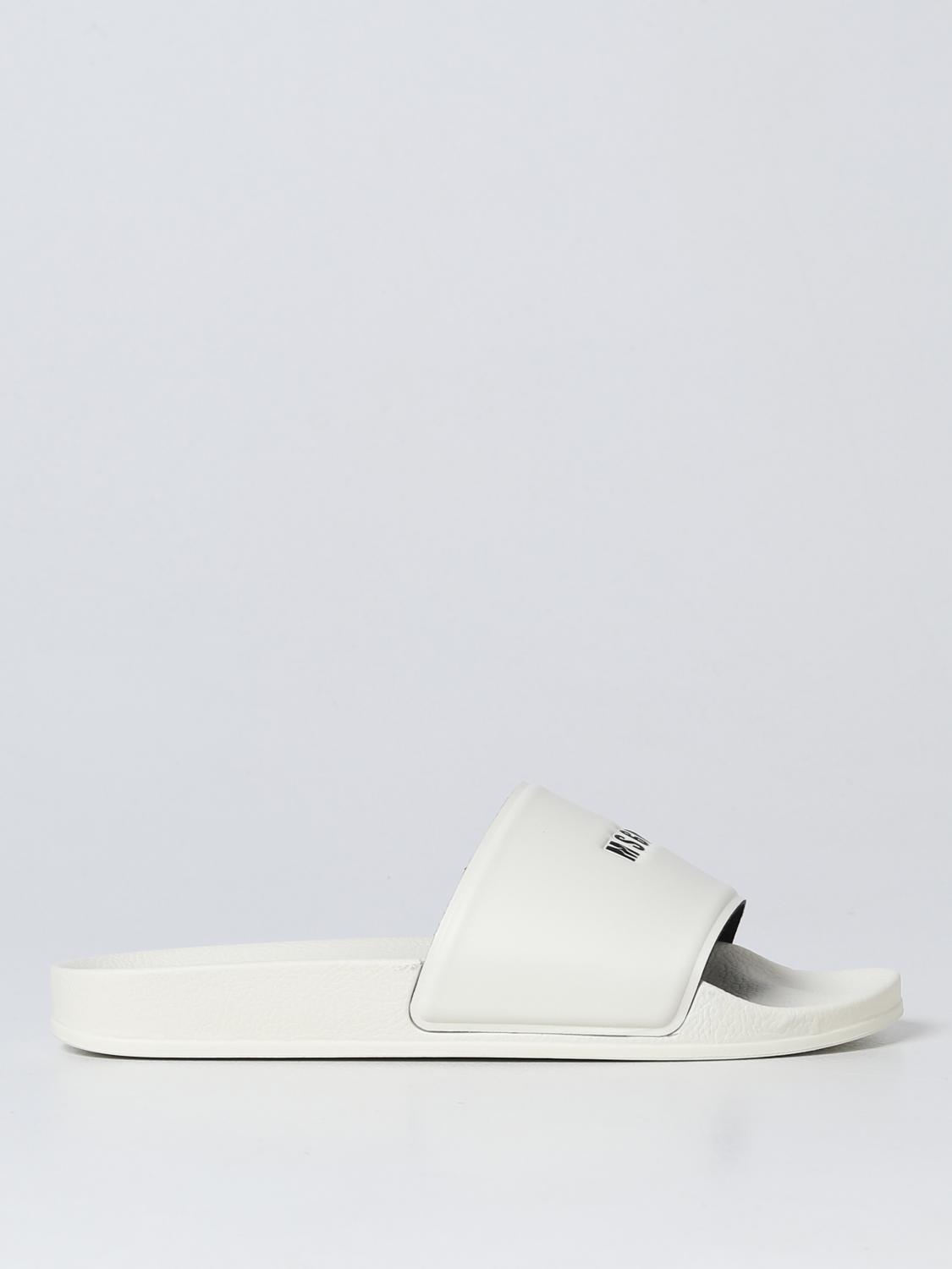 サンダル MSGM Men Sandals White MS208970 02